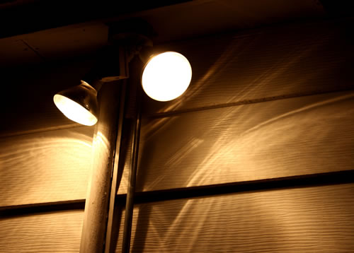 Security Lights at Night