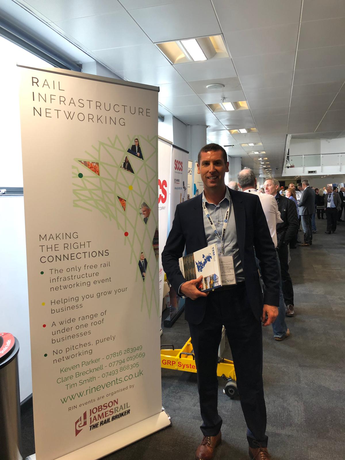 Alan Lingwood at the Rail Infrastructure Networking event